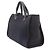 Chanel Deauville Small Tote Handtasche Marineblau - Ansicht 4