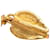Chanel Vintage Coco Mark Ohrringe Golden  - Ansicht 3