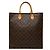Bolso Louis Vuitton Monogram Sac Plat Castaño