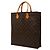 Bolso Louis Vuitton Monogram Sac Plat Castaño - vista 2