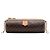 Céline Celine Marrón Macadam Lona Recubierta Crossbody Castaño