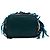 Borsa bucket Burberry Blue Small Mega Check in tela e scamosciato con frange Belgrove - vista 3