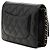 Chanel Schwarzes CC gestepptes Lammleder Wallet On Chain - Ansicht 2