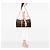 Louis Vuitton Marrone Monogram Keepall Bandouliere 55 - vista 7