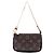 Louis Vuitton Marrone Monogram Mini Pochette Accessoires