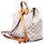 Louis Vuitton Sperone in Damier Azur bianco - vista 2