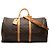 Louis Vuitton Marrone Monogram Keepall Bandouliere 55