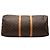 Louis Vuitton Marrone Monogram Keepall Bandouliere 55 - vista 3