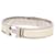 Bracelet Clic Clac H en émail blanc étroit Hermès PM Écru  - vue 2