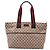 Gucci Beige GG Canvas Web Tote