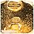 Orecchini a clip Chanel Gold CC placcati oro fiore D'oro - vista 3