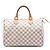 Louis Vuitton White Damier Azur Speedy 30 Weiß