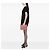 Chanel Rosa Clutch Boy O Case in agnello trapuntato Medium D'oro - vista 7