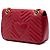 Gucci Red Medium GG Marmont Matelasse Schultertasche aus Kalbsleder Rot - Ansicht 2