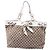 Gucci Positano Tote aus beigem GG Canvas