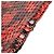 Borsa a tracolla Gucci Red Metal Abstact Lava Chainmail Rosso Bordò - vista 7