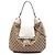 Gucci Beige Medium GG Canvas Emily Flap Satchel