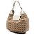 Gucci Beige Medium GG Canvas Emily Flap Satchel - vista 2