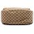 Gucci Beige Medium GG Canvas Emily Flap Satchel - vista 3