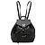 Zaino Louis Vuitton Black Monogram Empreinte Montsouris PM Nero
