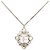 Collana con pendente Chanel Silver CC Brass Strass Argento - vista 4