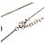 Collana con pendente Chanel Silver CC Brass Strass Argento - vista 5