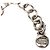 Collana con pendente Chanel Silver CC Brass Strass Argento - vista 6