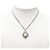 Collana con pendente Chanel Silver CC Brass Strass Argento - vista 7