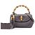 Borsa Gucci New Bamboo in pelle marrone Medium Taupe - vista 7