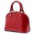 Louis Vuitton Alma BB in Vernis Monogram Rosso - vista 2