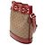 Borsa a secchiello Gucci Beige Micro GG Supreme Doraemon - vista 2