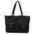 Bolso Tote Abbey en lona GG negra con anilla en D Gucci Negro