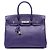 Hermès Purple Epsom Birkin Retourne 35 Porpora