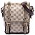 Borsa Messenger Louis Vuitton Beige Damier Lune Trotteur