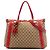 Bamboo Gucci Bella Tote aus beige GG Canvas, Größe Medium