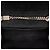 Saint Laurent Borsa a tracolla Kate Small in pelle di vitello metallizzata argento con motivo chevron - vista 4