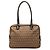 Bolso de hombro Fendi en lona Zucchino beige