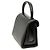 Borsa Valentino Black Mini Leather One Stud Top Handle Bag Nero - vista 2