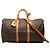 Louis Vuitton Marrón Monogram Keepall Bandouliere 50 Castaño