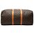 Louis Vuitton Marrón Monogram Keepall Bandouliere 50 Castaño - vista 3
