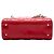 Lady Dior mini in vernice rosso cannage - vista 3