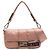 Borsa Baguette Fendi Rosa Porter Yoshida Nylon Satchel D'oro