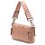 Borsa Baguette Fendi Rosa Porter Yoshida Nylon Satchel D'oro - vista 2