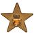 Orecchini a clip Chanel Black CC Gold Plated Enamel Star Nero - vista 3