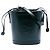 Borsa bucket Gucci in pelle di vitello verde con Interlocking G Verde scuro