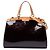 Louis Vuitton Purple Monogram Vernis Brea PM Porpora