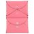 Monedero Calvi Duo Hermès en Rose Azalee Rosa - vista 4