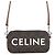 Céline Borsa a tracolla in pelle Celine Marrone Marrone scuro