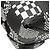 Borsa a tracolla Louis Vuitton Damier Distorted Steamer XS Nero Bianco - vista 10