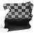 Borsa a tracolla Louis Vuitton Damier Distorted Steamer XS Nero Bianco - vista 6
